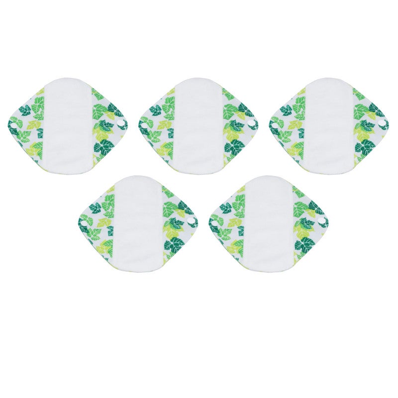 Reusable Sanitary Pads: Soft Breathable Skin Friendly Fabric - Leakproof Water Resistant Design, High Absorbency Washable Menstrual Pads for Women’s Periods, Eco Friendly Daily Use - Image 5