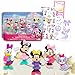 Minnie Mouse Cake Topper Birthday Party Supplies Bundle with 5 Disney Cake Toppers Stickers Tattoos More Minnie Mouse Party Favors - Image 3