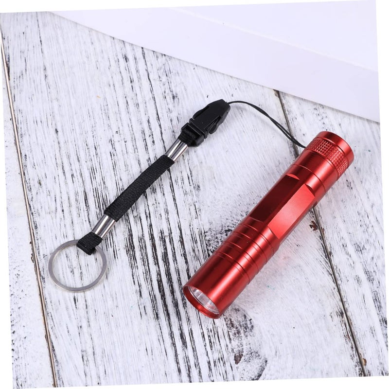Red Mini LED Flashlight High Lumens Torch for Camping Emergency Keychain - Image 5