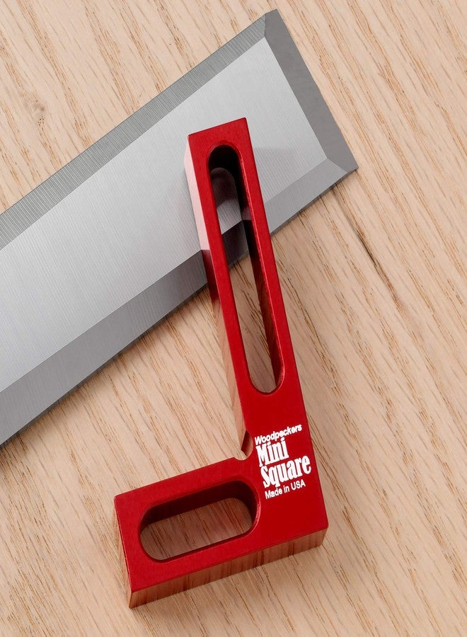 وودبيكرز مربع نقار الخشب الصغير، صنع في الولايات المتحدة الأمريكية، مربع نجارة صغير للجيب للتركيب والتجميع والتحقق من حافة القطع - Image 3