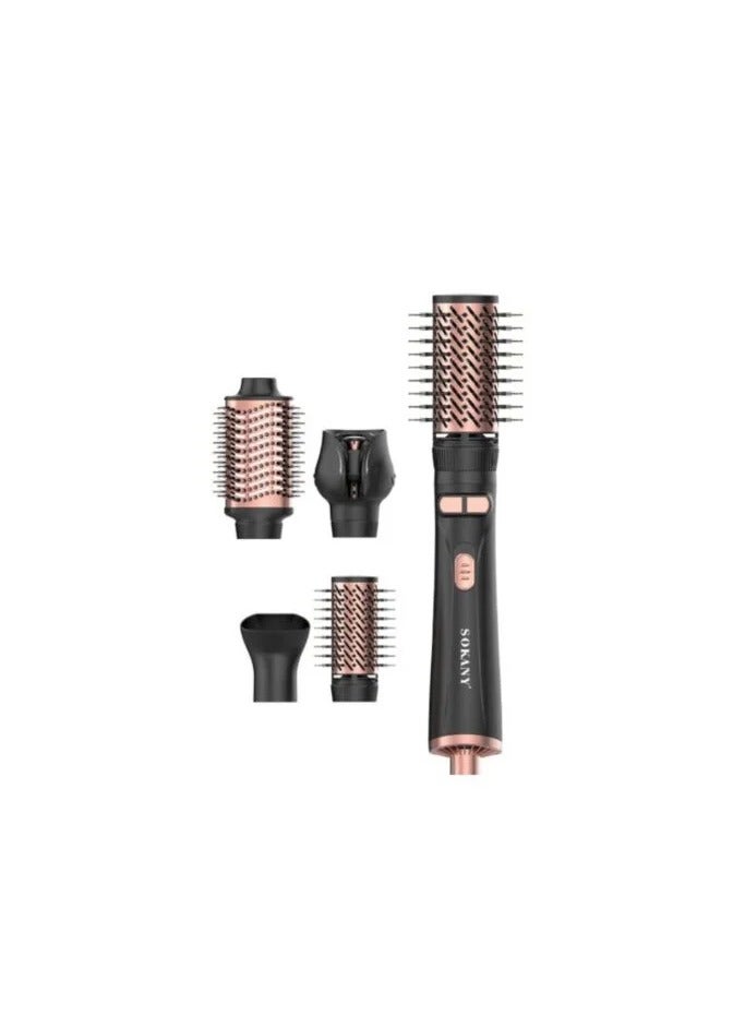 sokany Sokany 5*1 Rotating and Interchangeable Hair Dryer Set 1400 Watts SK-15030 Straightens, Styles, Moisturizes and Protects Hair Down to the Roots Made of Hair-Safe Copper - One Year Warranty  - Image 1