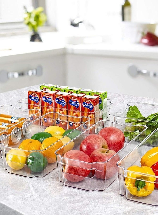 Morlife Refrigerator Clear Organizer Bins（31.3x21.2x9cm） - Image 2