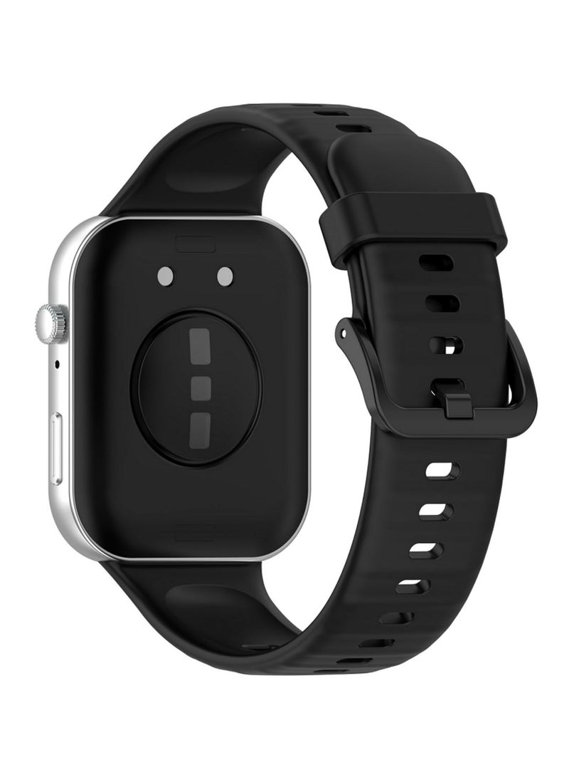 Silicone Strap For Huawei Watch Fit 3 Smartwatch Replacement Wristband Bracelet Sport Band Soft Durable Comfortable Adjustable Strap Accessories For Huawei Watch Fit 3 - Image 4