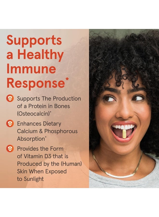 Jarrow Formulas Vitamin D3 125 mcg (5000 IU) - 100 Servings (Softgels) - Bone Health, Immune Support & Calcium Metabolism Support - Vitamin D Supplement - D3 Vitamins - 5000 IU Vitamin D - Gluten Free - Image 4