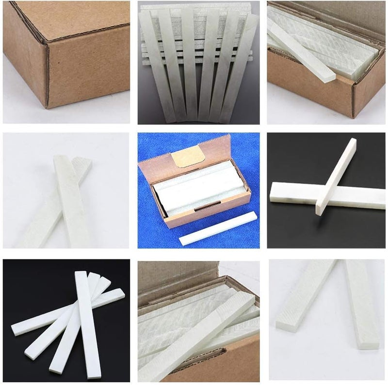 AIFUSI Flat White Soapstone Pencils 27 Pack Soapstone Refills Professional Welding Chalk for Welders & Textile Marking Tools Perfect for Making Removable Markings on Steel Cast Iron - Image 5