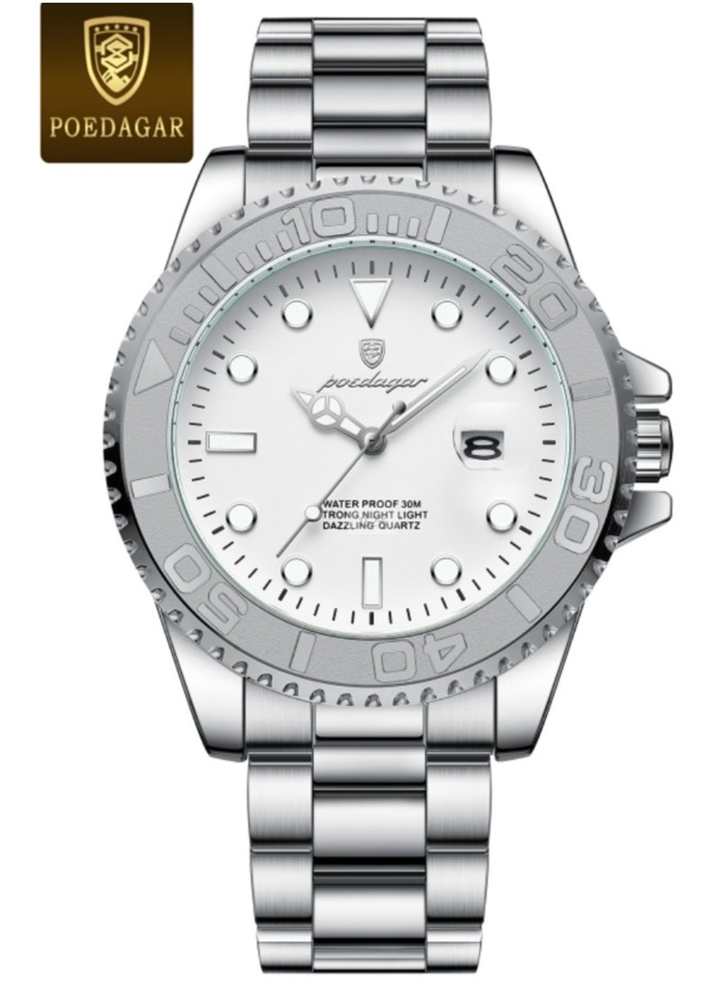 POEDAGAR - Man  Watch , Waterproof Luminous Men's Watch Quartz，Men's Wrist Watches - Image 1