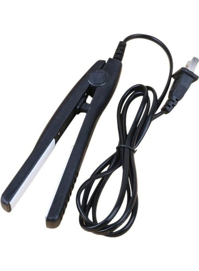 NIBEMINENT Mini Hair Straightener Curler Black - Image 2