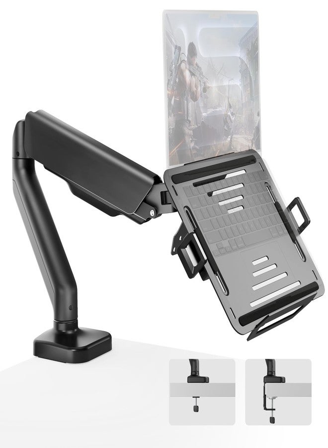 monTEK Single Screen for 18 Inch Laptop Mount or 32 Inch Monitor Mount - Image 1