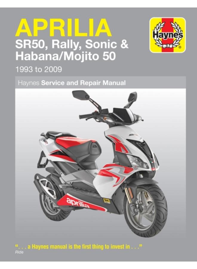 Aprilia Sr50, Rally, Sonic & Habana/Mojito Scooters (93 - 09) 