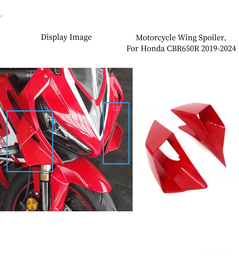 Aftermarket Water Transfer Printing Side Spoiler Wing For Honda CBR650R Models 2019 To 2024 Motorcycle Parts - Image 2