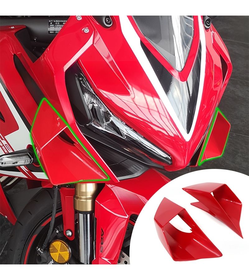 Aftermarket Water Transfer Printing Side Spoiler Wing For Honda CBR650R Models 2019 To 2024 Motorcycle Parts - Image 1