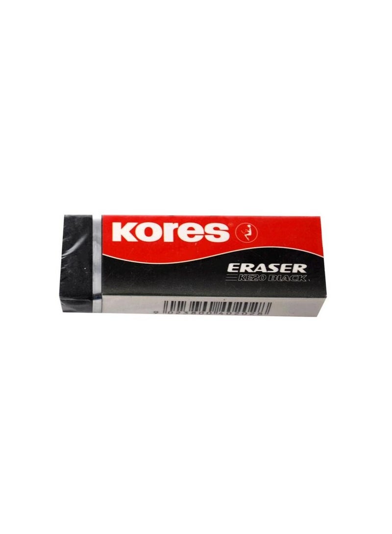 Kores ERASER KORES PVC BLACK