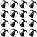 Whaline 16Pcs 16 Black White Inflatable Beach Ball Round Pool PVC Balls Game Toys for Summer Hawaiian Tropical Theme Beach Party Decorations Water Sand Game Accessory - Image 2