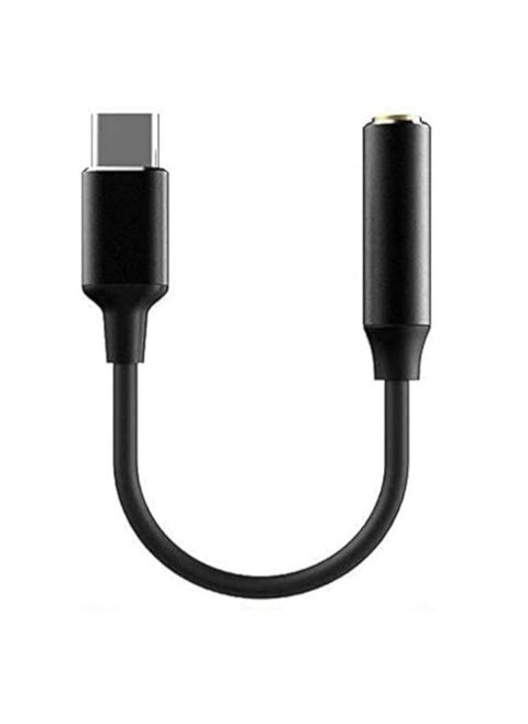 USB-C to 3.5mm Headphone Jack Adapter - Digital Audio Converter with Remote Control Compatible with Samsung, OnePlus, Google Pixel and More Multiple Colors (Random Color Black or White)