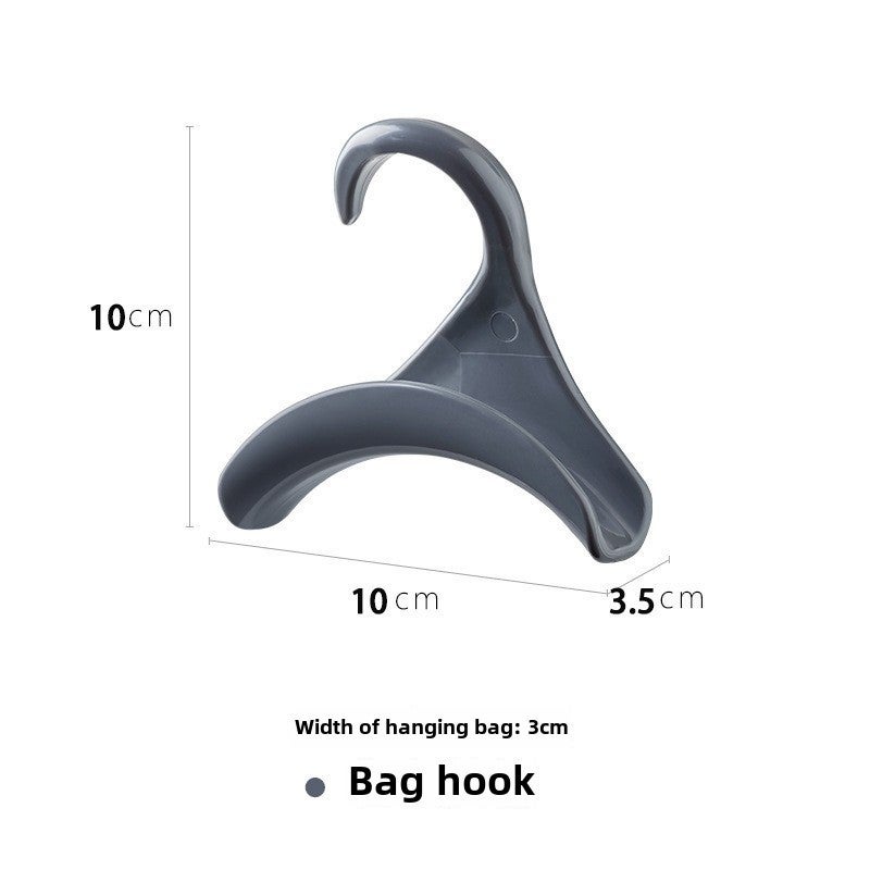 Multi-Purpose Bedroom Wardrobe Hooks Gray nude 