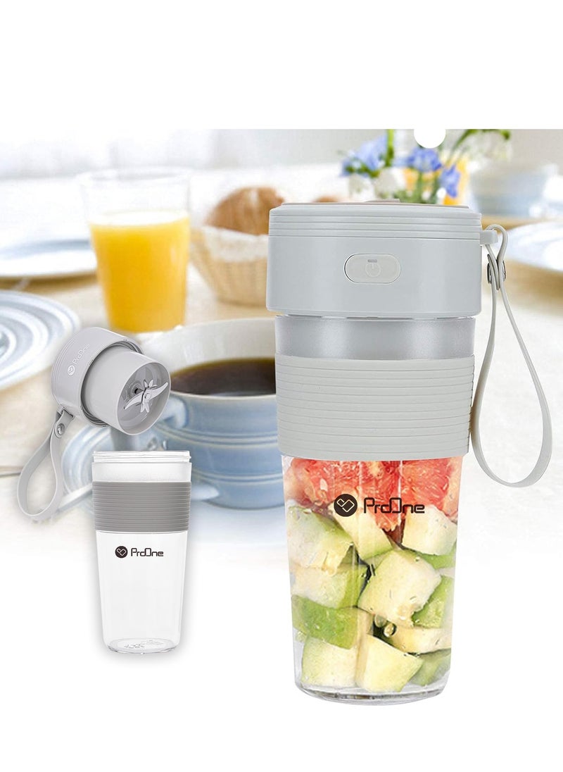 ProOne - ProOne PHP04 Portable Mini Juicer Cup, 300ml Capacity, 40W, USB Rechargeable, Lightweight & Compact, Green – Ideal for Smoothies, Protein Shakes, and Fresh Juices - Image 1