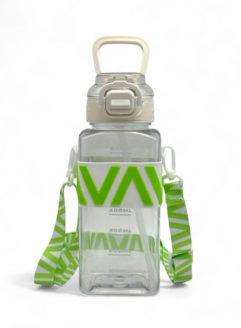 Versatile Sports Bottle – Practical Leak Proof Design with Straw for Easy Drinking and Convenient Neck Strap Perfect for Sports and Everyday