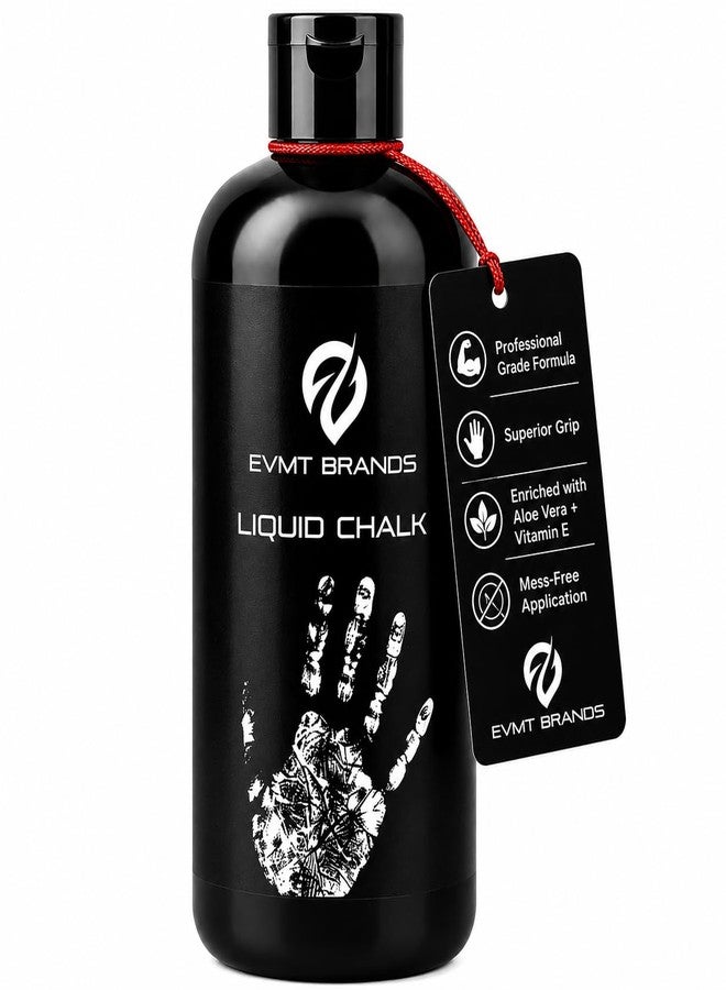 EVMT Brands Liquid Chalk, Mess Free Gym Chalk for Weightlifting, Gymnastics, Rock Climbing, Dancing. Sweat Resistant and Long Lasting for Stronger Grip. - Image 1