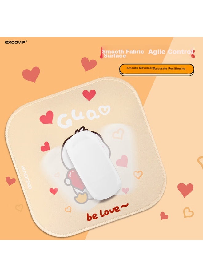 Exco Little Duck Mouse Pad, Small Cute Cartoon Anime Lock Edge Pad, Computer Office Cloth Bread Edge Non-slip Portable Mouse Pad 9824 - Image 5