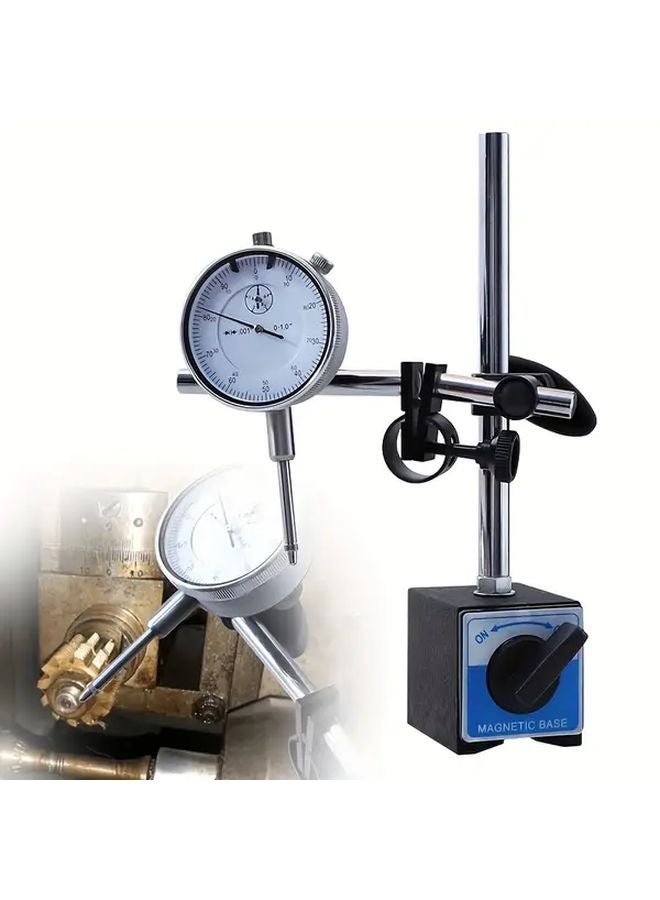 Precision Metal Dial Indicator With Magnetic Base 0 1 Inch Measurement Range - Image 2