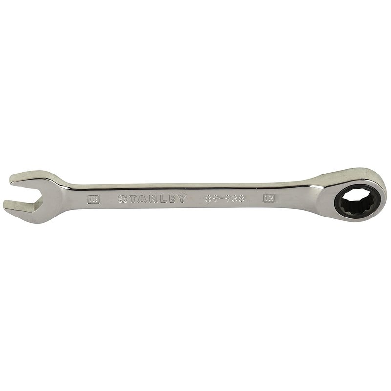 Stanley STANLEY STMT899388B 13mm Combination Stainless Steel Reversible Ratcheting Spanners Silver  - Image 3