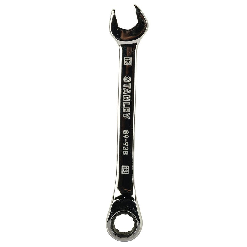 Stanley STANLEY STMT899388B 13mm Combination Stainless Steel Reversible Ratcheting Spanners Silver  - Image 2
