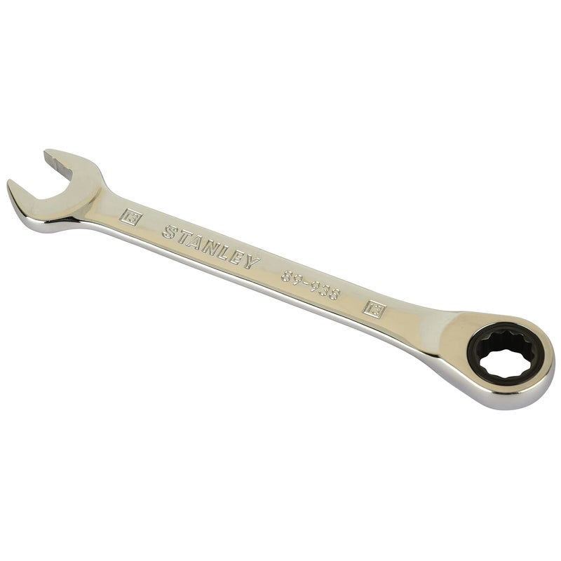 Stanley STANLEY STMT899388B 13mm Combination Stainless Steel Reversible Ratcheting Spanners Silver  - Image 4