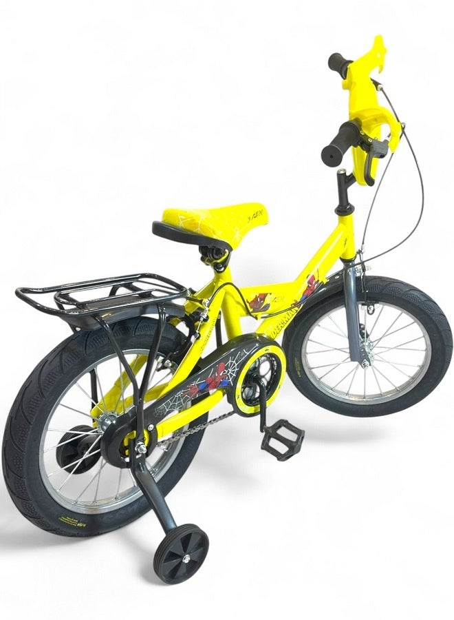 فلاش دراجة فلاش كيدز للأولاد فيها اصوات وانوار، لون اصفر، مقاس 12 من 3 سنين ل5 سنين - الوكيل الرسمي في مصر لشركة GTG TOYS - Image 2