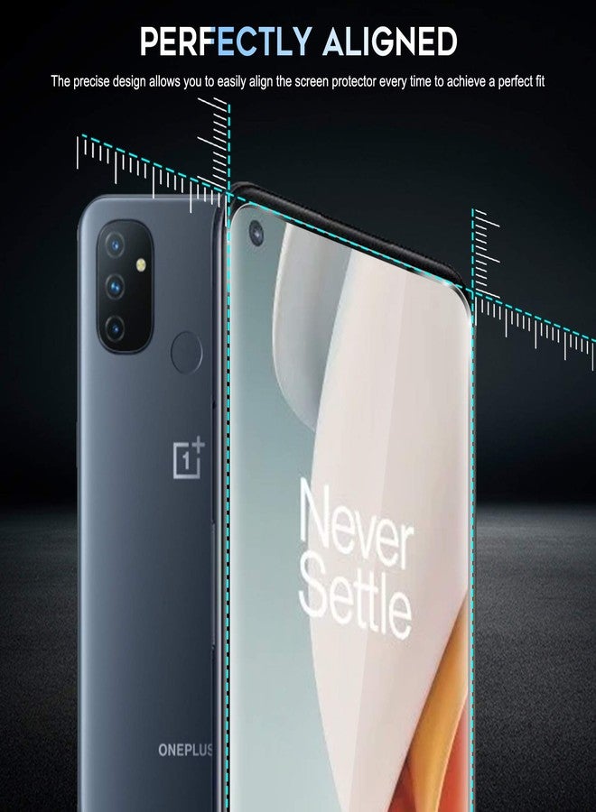 Orzero (3 Pack) Tempered Glass Screen Protector Compatible for OnePlus Nord N100, Protector De Pantalla 9 Hardness High Definition Anti-Scratch Bubble Free - Image 4