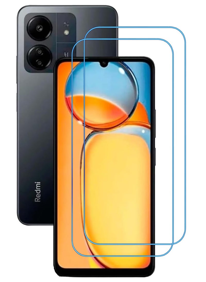 أكاليكس قطعتين، حماية شاشة،  لهاتف شاومي  ريدمي 13C ، جودة ممتازة. - Image 1