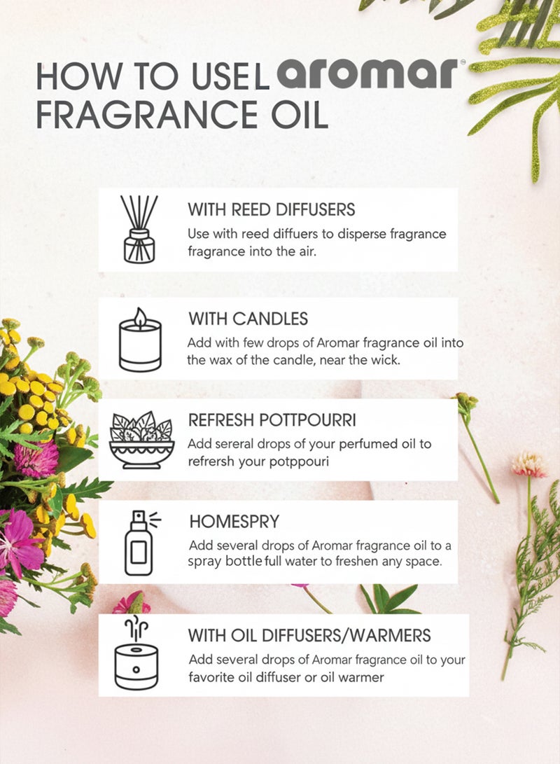 Aromar Spa Aromatic Oil  Peppermint Fragrance, 59.15ml - Image 5
