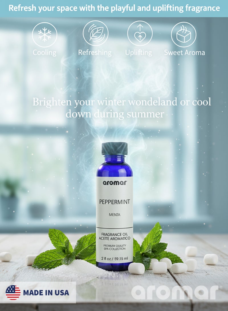 Aromar Spa Aromatic Oil  Peppermint Fragrance, 59.15ml - Image 4