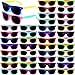Oleitodh 48 Pack Kids Sunglasses Party Favors Kids Neon Sunglasses Bulk Childrens Sunglasses Boys Girls Eyewear Pack for Goody Bag Fillers Summer Beach Pool Birthday Party Supplies - Image 2