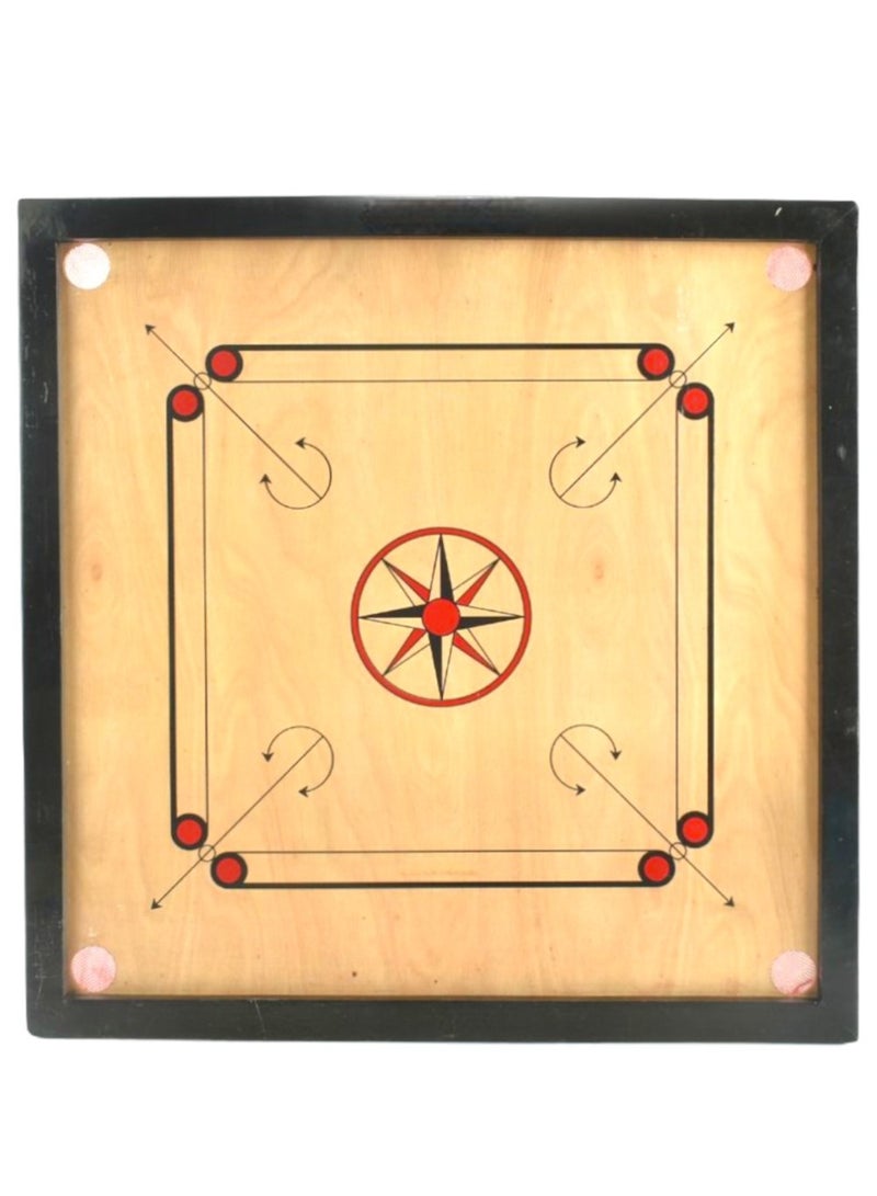 Toy Box 24inches Wooden Carrom Board With 24 Coins & Striker Set - Image 3