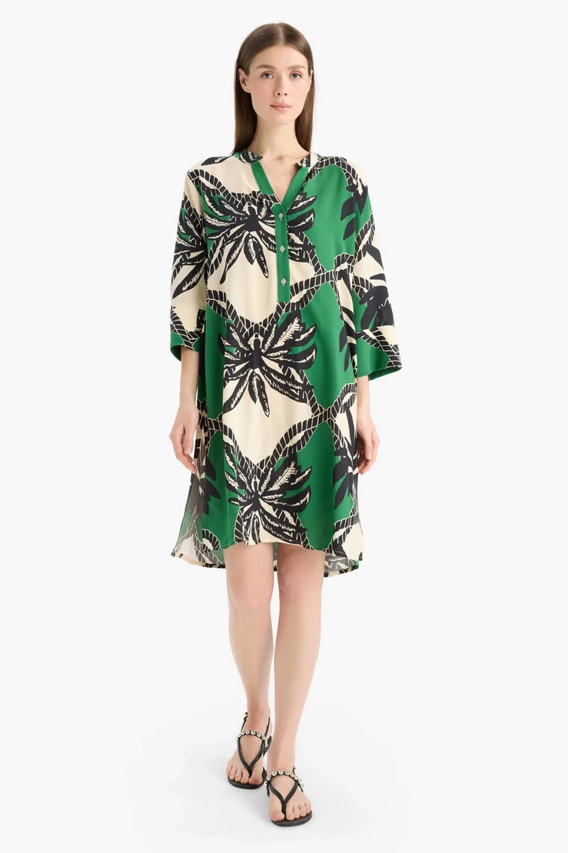 DeFacto Fall in Love Regular Fit Patterned Beach Wear