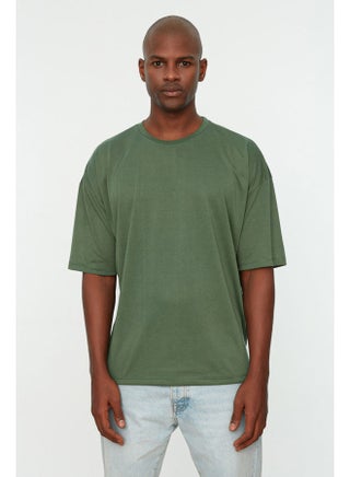 Man T-Shirt Dark Green