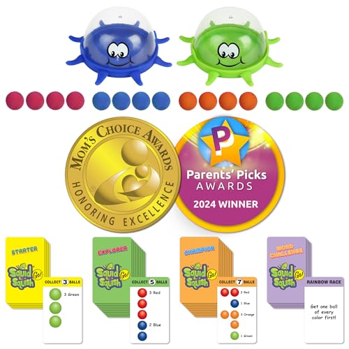 Funwares Colorful Squid Squish FastPaced Floor Game for Kids Interactive Learning HandEye Coordination Counting and Color Game Active Play 24 Players Ages 48 Go Speed Edition - Image 5