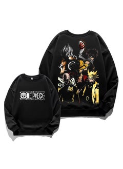 KUYING New One Piece Retro Washed Round Neck Hoodie  - Image 1