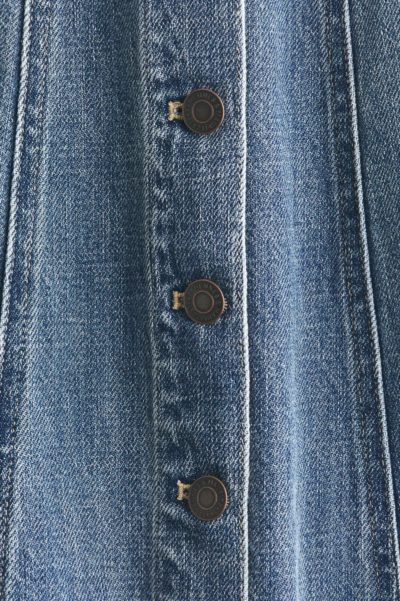 H&M  Button-front denim dress for Women | Best Price UAE