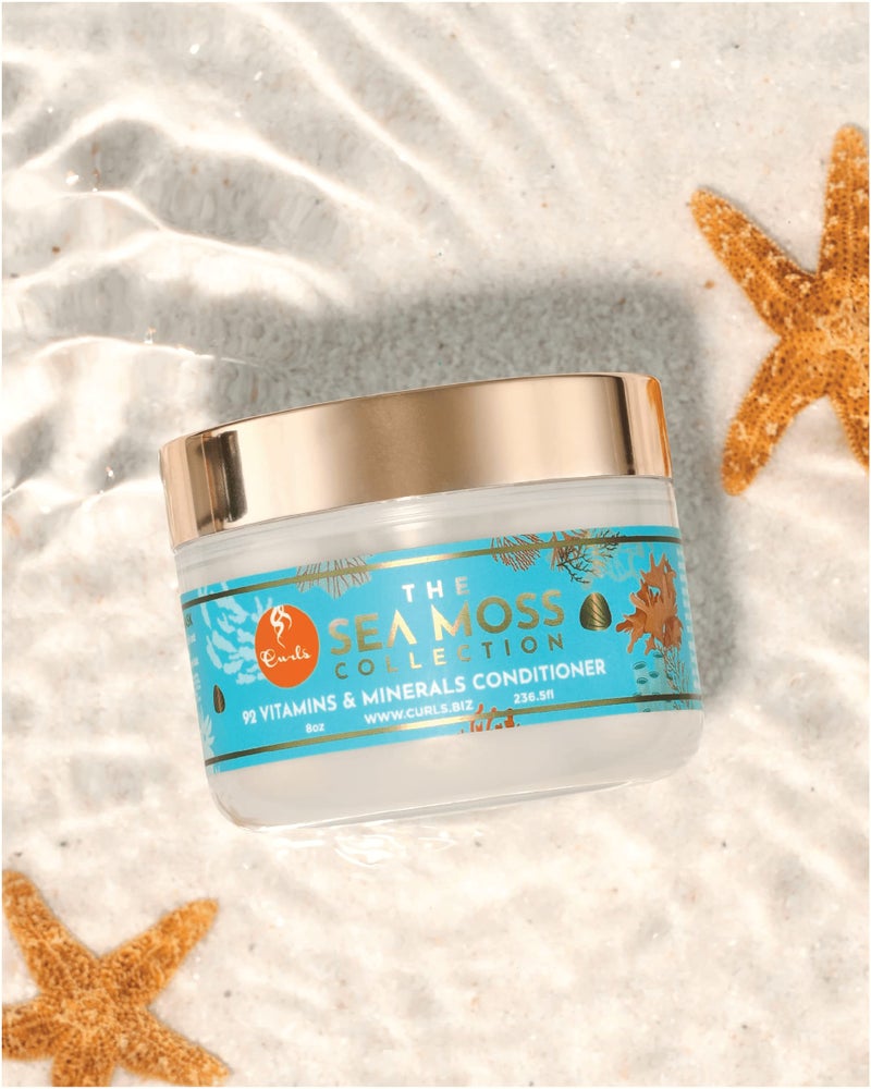 CURLS Sea Moss 92 Vitamins & Minerals Conditioner - Promotes Healthy Hair Growth - Maximum Hydration - Encourages Production of Sebum - For All Curl Types 8oz - Image 2