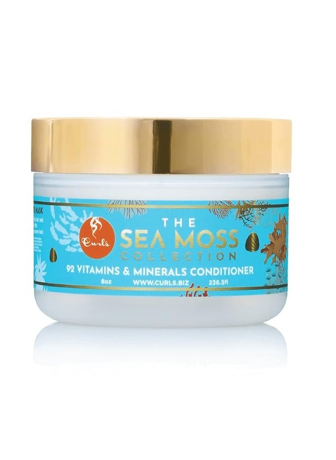 Curls CURLS Sea Moss 92 Vitamins & Minerals Conditioner - Promotes Healthy Hair Growth - Maximum Hydration - Encourages Production of Sebum - For All Curl Types 8oz  - Image 1