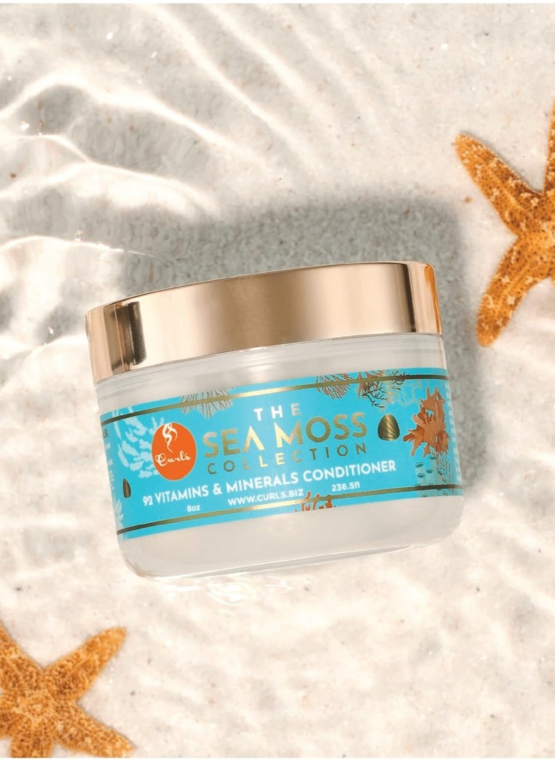 Curls CURLS Sea Moss 92 Vitamins & Minerals Conditioner - Promotes Healthy Hair Growth - Maximum Hydration - Encourages Production of Sebum - For All Curl Types 8oz  - Image 2