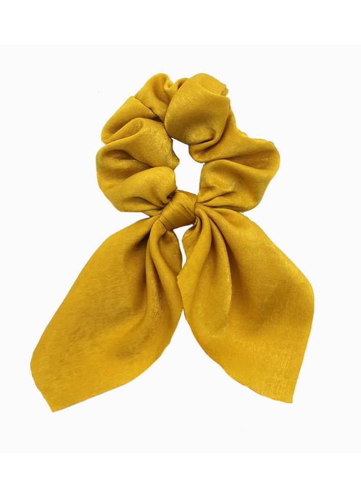 RTYY 3PCS Hair Scrunchies Satin SilkRabbit Bunny Ear Bow Bowknot Scrunchie Bobbles Elastic Hair Ties Bands Ponytail Holder for Women Accessories - Image 4