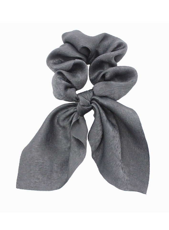 RTYY 3PCS Hair Scrunchies Satin SilkRabbit Bunny Ear Bow Bowknot Scrunchie Bobbles Elastic Hair Ties Bands Ponytail Holder for Women Accessories - Image 5