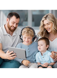 General Kids Over Ear Headphones, Kids Bluetooth Headphones, Cat Ear Bluetooth Headphones with Microphone, TF Card, Kids Headphones for Teens, Boys, Girls (Black)  - Image 4