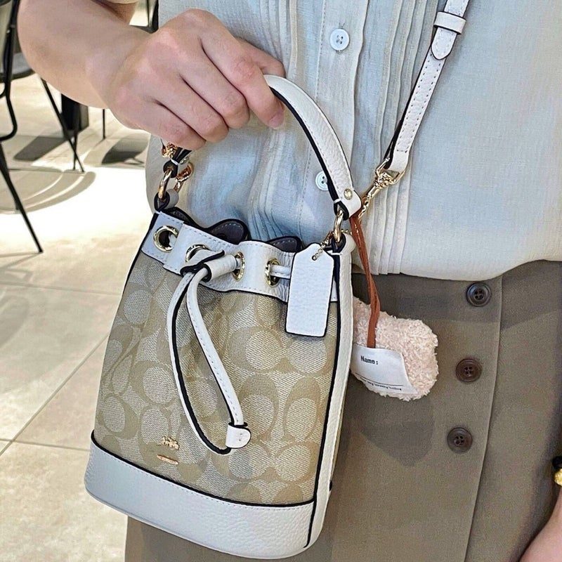 Koujia Presbyopic Bucket Bag Women'S Retro Cross-Body Bag Fashionable And Versatile Drawstring Handbag All Year Round - Image 2