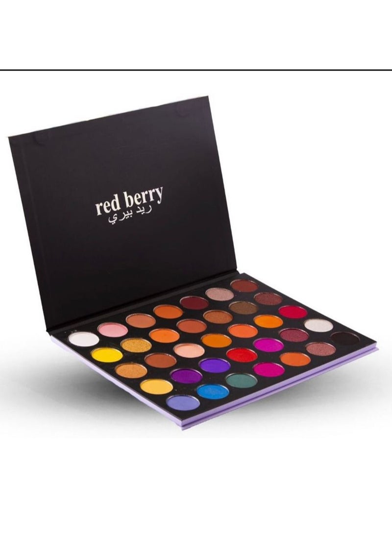 Red berry - Eyeshadow Palette 35 multicolor shades - Image 1