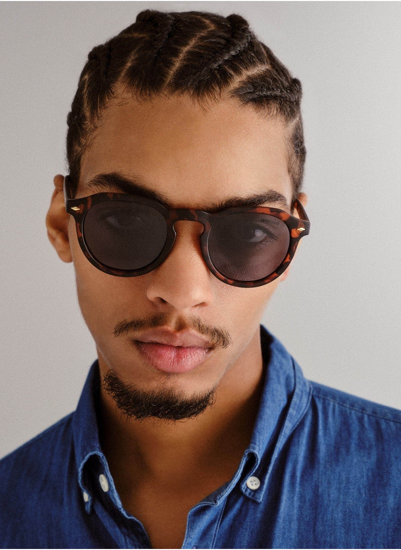 Solarized VINTAGE ROUND Luxury Sunglasses for Men & Women – High Quality Designer Eyewear, UV Protection, Stylish Frames, Timeless Elegance, and Fashionable Eye Shades  - Image 1