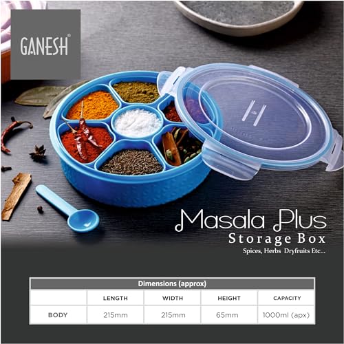 Ganesh Masala Plus Storage Box For Spices, Herbs, Dry Fruits - Image 3
