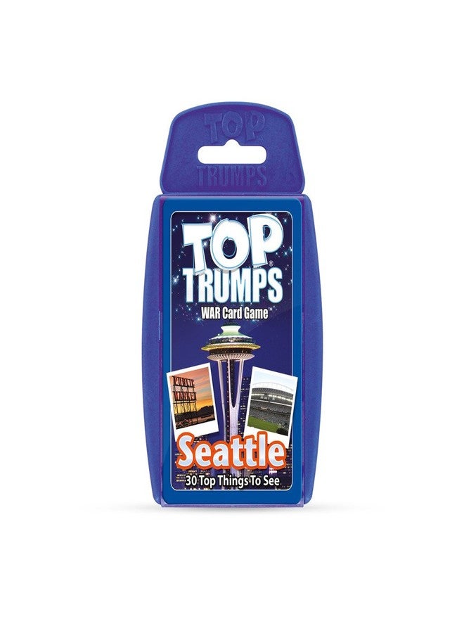 Top Trumps Card Game Seattle - Family Games for Kids and Adults - Learning Games - Kids Card Games for 2 Players and More - Kid War Games - Card Wars - for 6 Plus Kids - Image 1